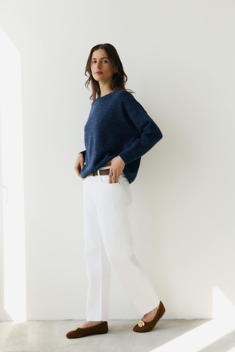 Sweter Stella Riviera - Sweter bawełniany damski kolorowy