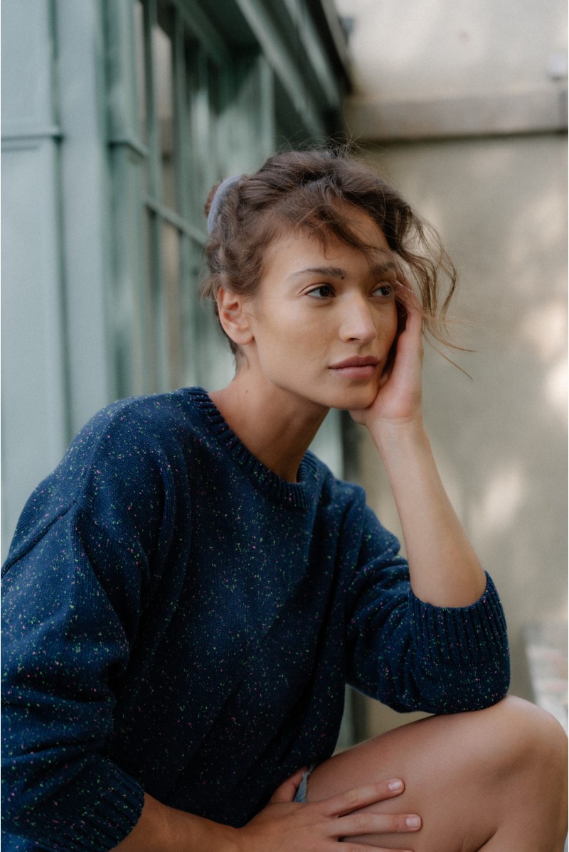 Sweter Stella Riviera - Sweter bawełniany damski kolorowy