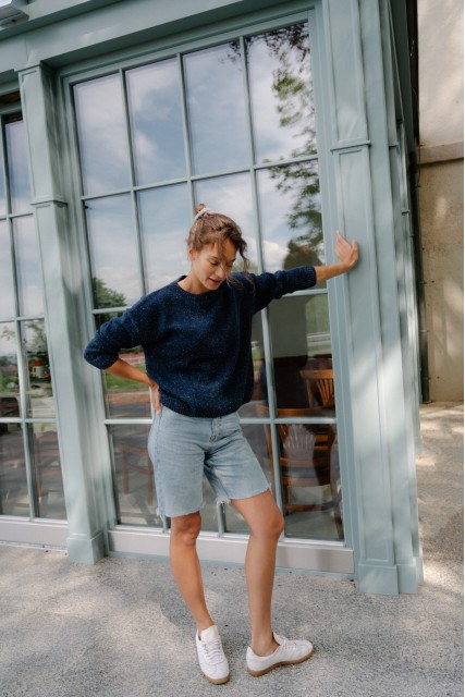 Sweter Stella Riviera - Sweter bawełniany damski kolorowy
