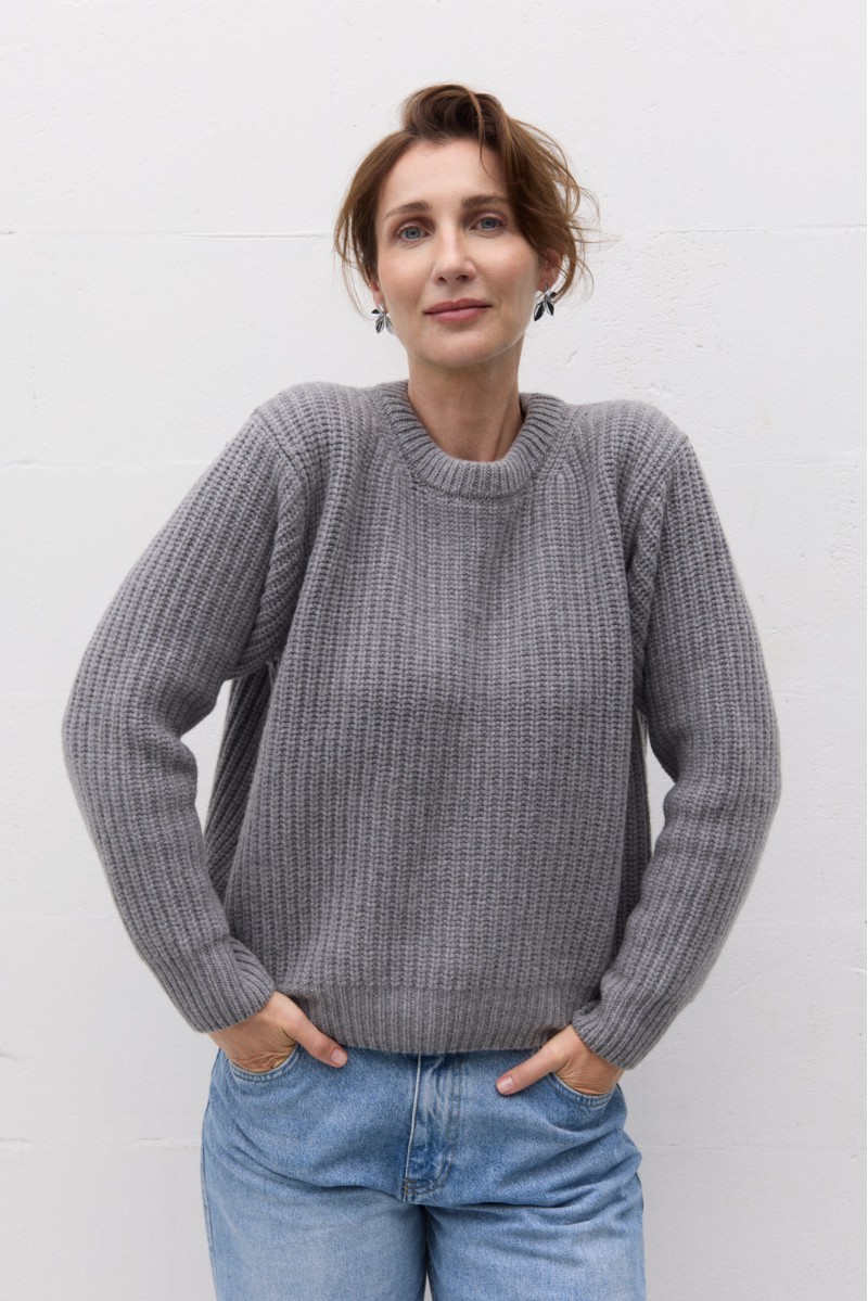 Sweter Maura - Sweter damski wełniany z kaszmirem