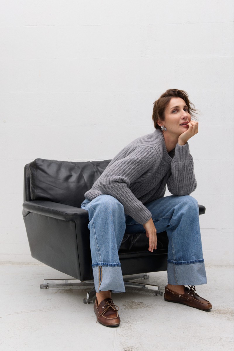 Sweter Maura - Sweter damski wełniany z kaszmirem