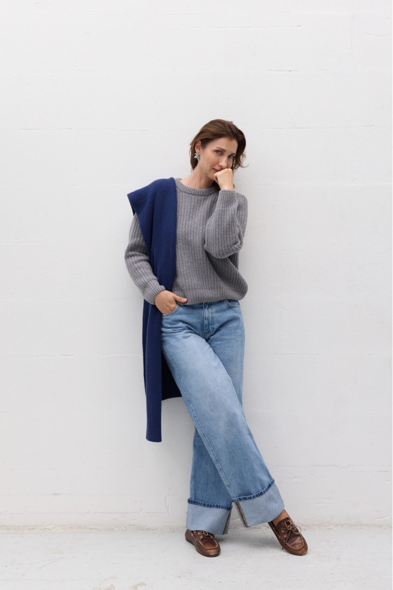 Sweter Maura - Sweter damski wełniany z kaszmirem