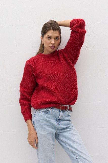 Sweter Maura - Sweter damski wełniany z kaszmirem