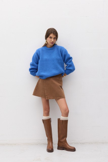Sweter Maura - Sweter damski wełniany z kaszmirem