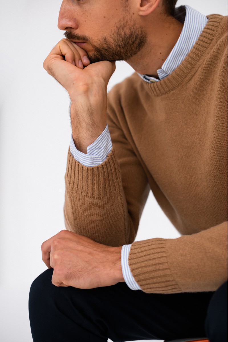 Sweter Tonio - z kaszmiru i wełny merino Sweter Tonio - z kaszmiru i wełny merino