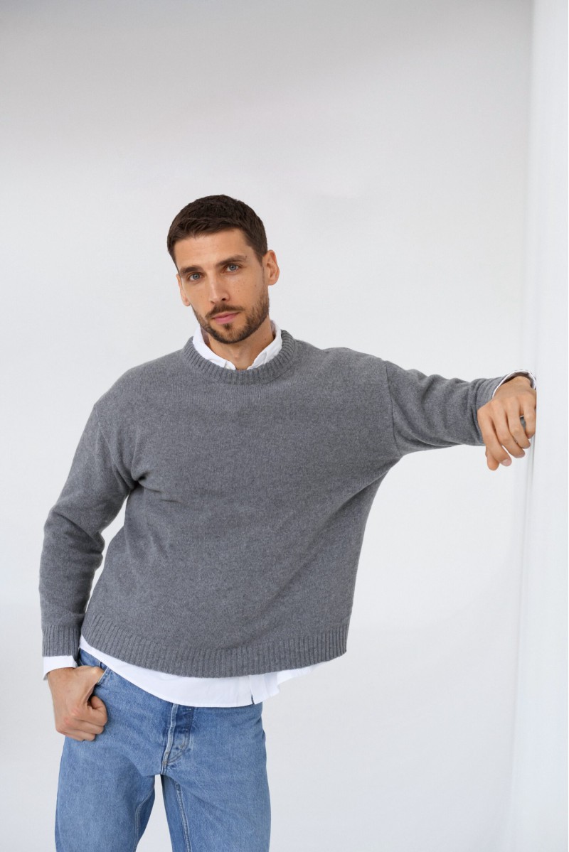 Sweter Tonio - z kaszmiru i wełny merino Sweter Tonio - z kaszmiru i wełny merino