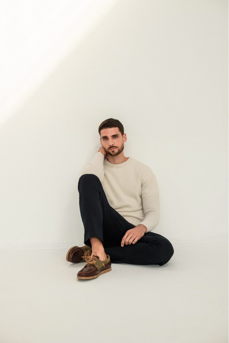 Sweter Tonio - z kaszmiru i wełny merino Sweter Tonio - z kaszmiru i wełny merino