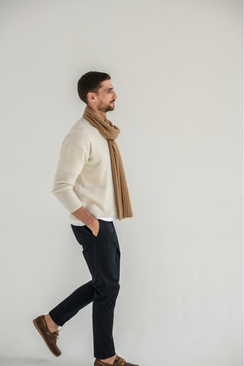 Sweter Tonio - z kaszmiru i wełny merino Sweter Tonio - z kaszmiru i wełny merino