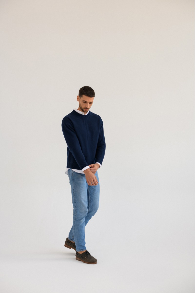 Sweter Tonio - z kaszmiru i wełny merino Sweter Tonio - z kaszmiru i wełny merino
