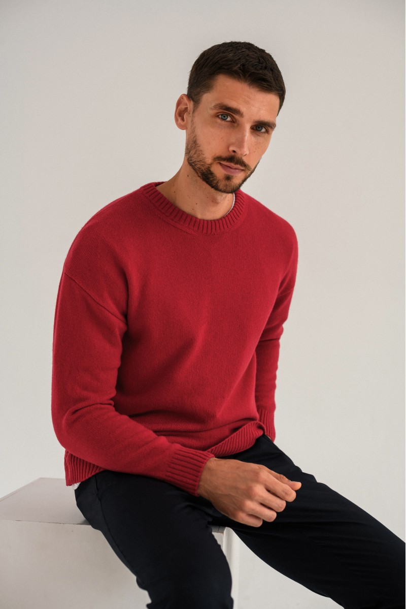 Sweter Tonio - z kaszmiru i wełny merino Sweter Tonio - z kaszmiru i wełny merino