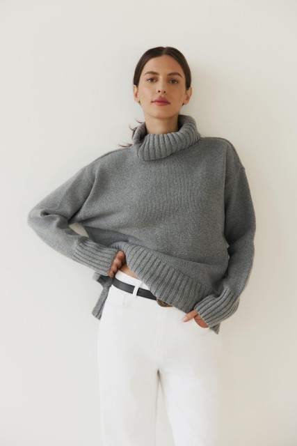 Nuvola - gruby sweter damski oversize