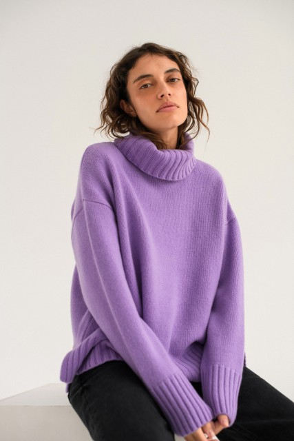 Nuvola - gruby sweter damski oversize