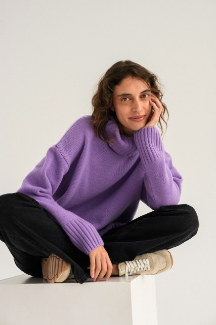 Nuvola - gruby sweter damski oversize