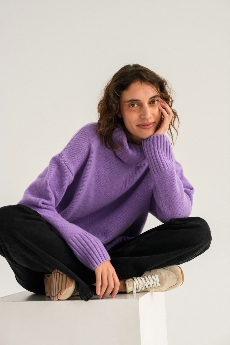 Nuvola - gruby sweter damski oversize