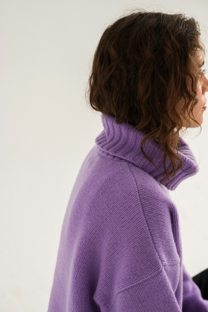 Nuvola - gruby sweter damski oversize