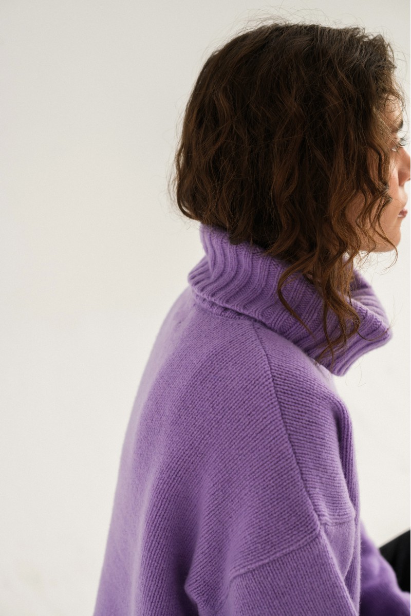 Nuvola - gruby sweter damski oversize