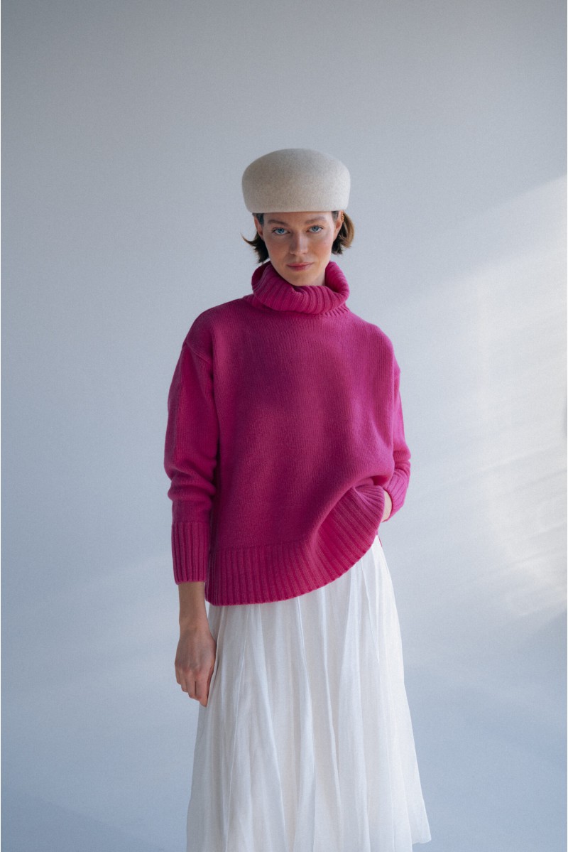 Nuvola - gruby sweter damski oversize