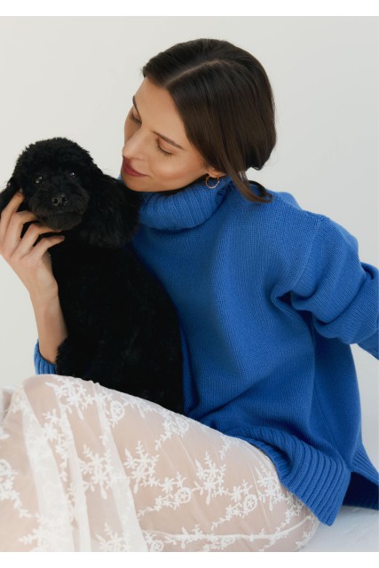 Nuvola - gruby sweter damski oversize