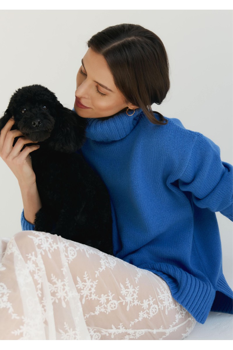 Nuvola - gruby sweter damski oversize