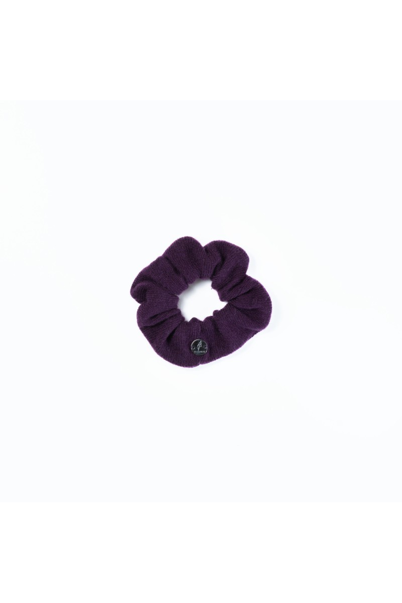 Frotka - Scrunchie z wełny merino i kaszmiru