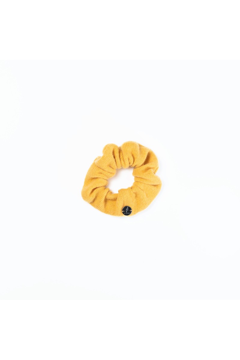 Frotka - Scrunchie z wełny merino i kaszmiru