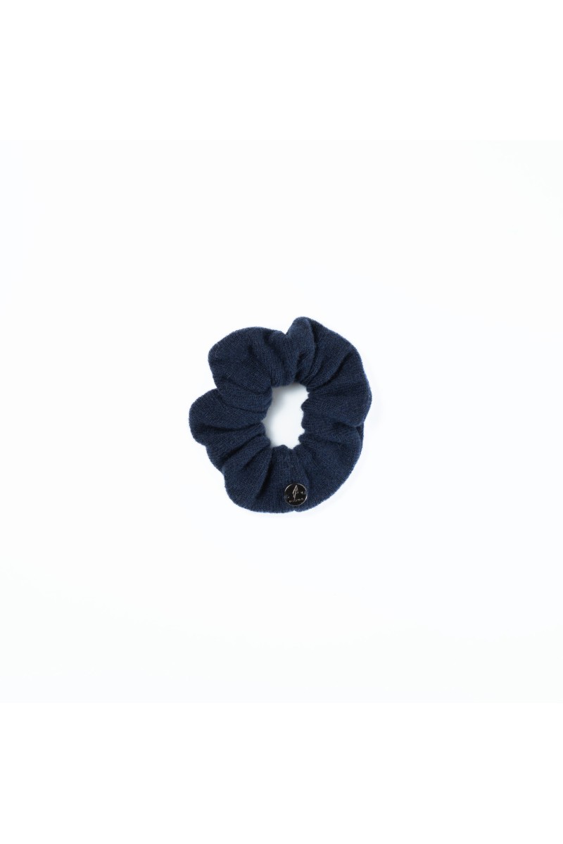 Frotka - Scrunchie z wełny merino i kaszmiru