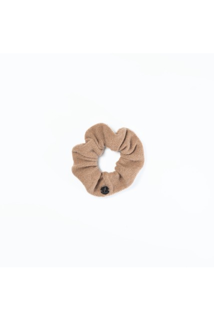 Frotka - Scrunchie z wełny merino i kaszmiru