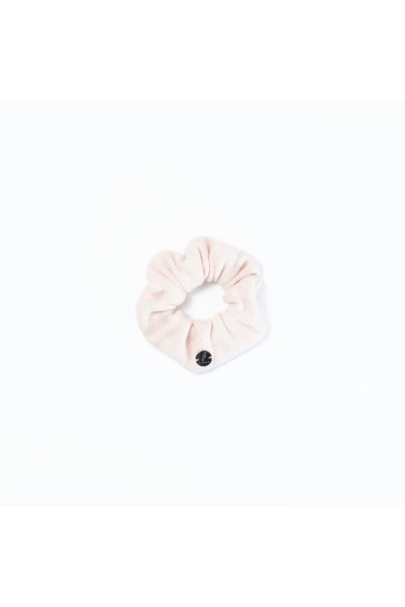 Frotka - Scrunchie z wełny merino i kaszmiru