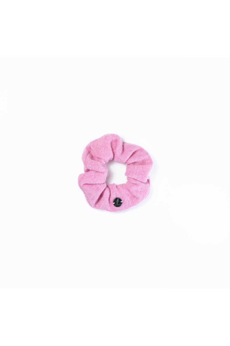 Frotka - Scrunchie z wełny merino i kaszmiru