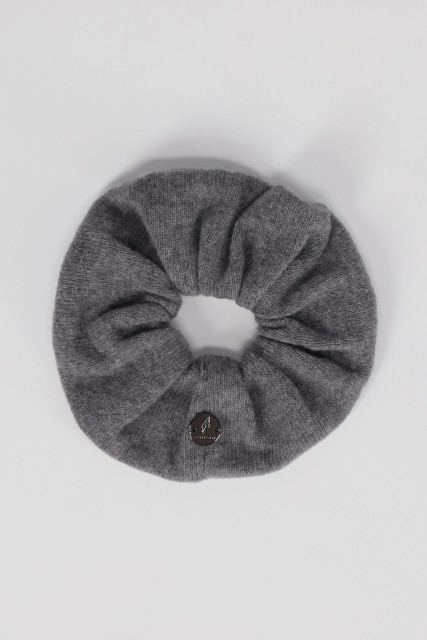 Frotka - Scrunchie z wełny merino i kaszmiru