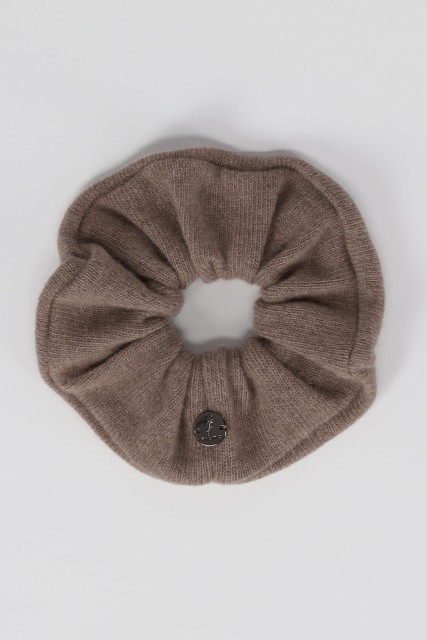 Frotka - Scrunchie z wełny merino i kaszmiru