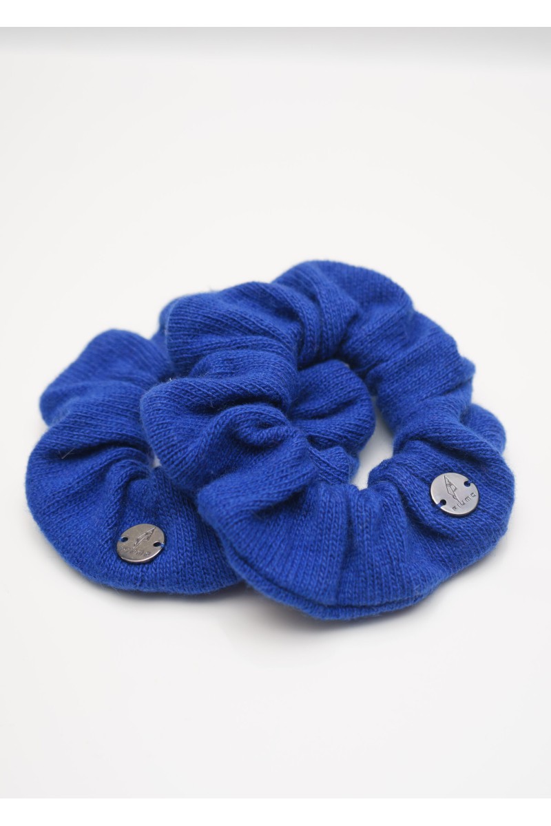 Frotka - Scrunchie z wełny merino i kaszmiru