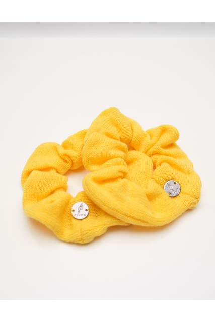 Frotka - Scrunchie z wełny merino i kaszmiru