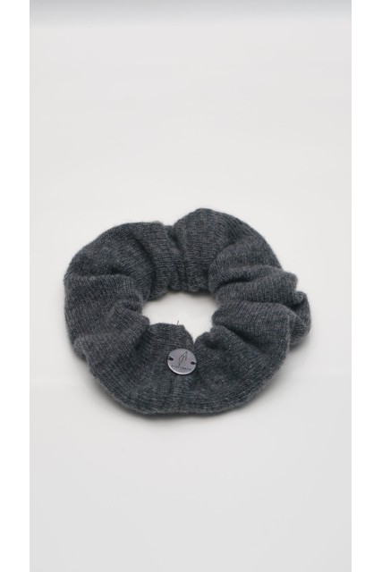 Frotka - Scrunchie z wełny merino i kaszmiru