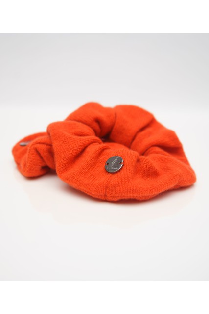 Frotka - Scrunchie z wełny merino i kaszmiru