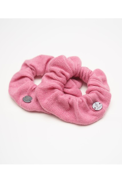 Frotka - Scrunchie z wełny merino i kaszmiru