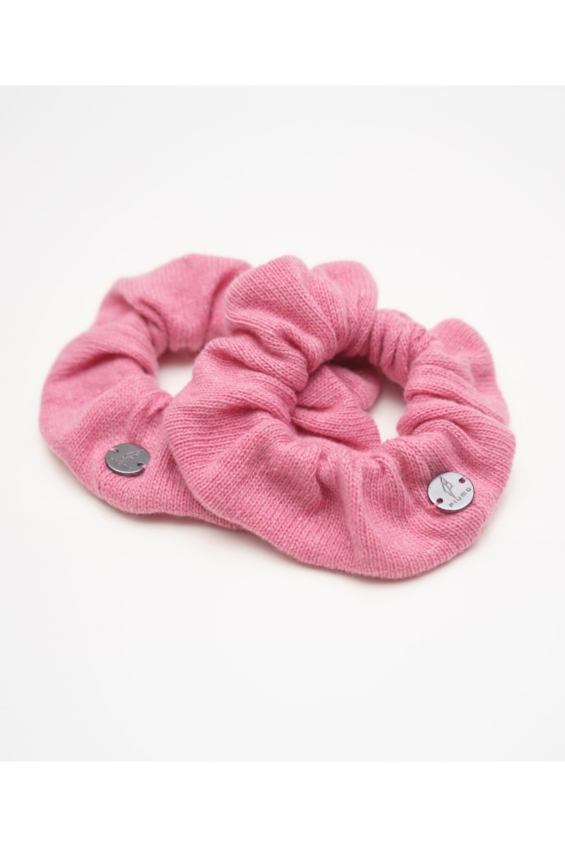 Frotka - Scrunchie z wełny merino i kaszmiru