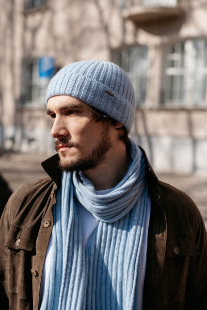 Carlo - męska czapka zimowa z kaszmiru