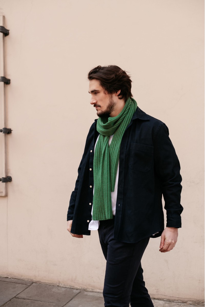 Carlo - elegancki szal męski z kaszmiru