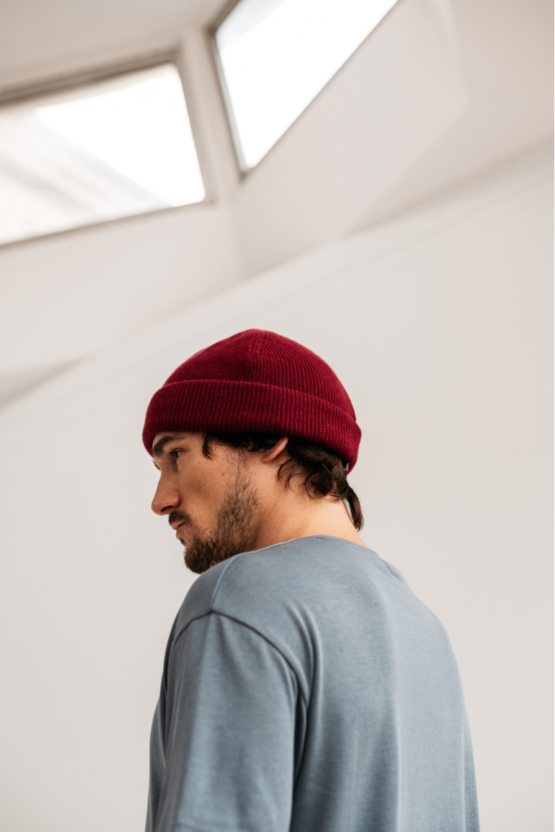 Luca - czapka dokerka męska z wełny merino Luca - czapka dokerka męska z wełny merino