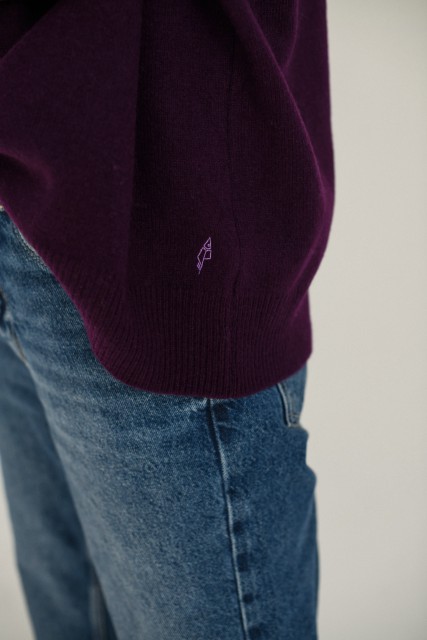 Ampio - sweter z wełny merino damski