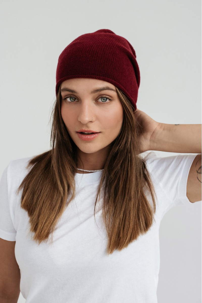 Piumo - zimowa czapka damska z wełny merino Piumo - zimowa czapka damska z wełny merino