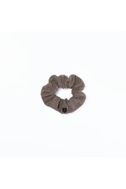 Frotka - Scrunchie z wełny merino i kaszmiru