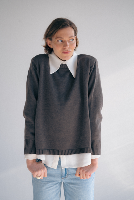 Sweter Sabrina - z kaszmiru i wełny merino